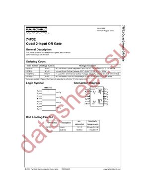 74F32PC datasheet  